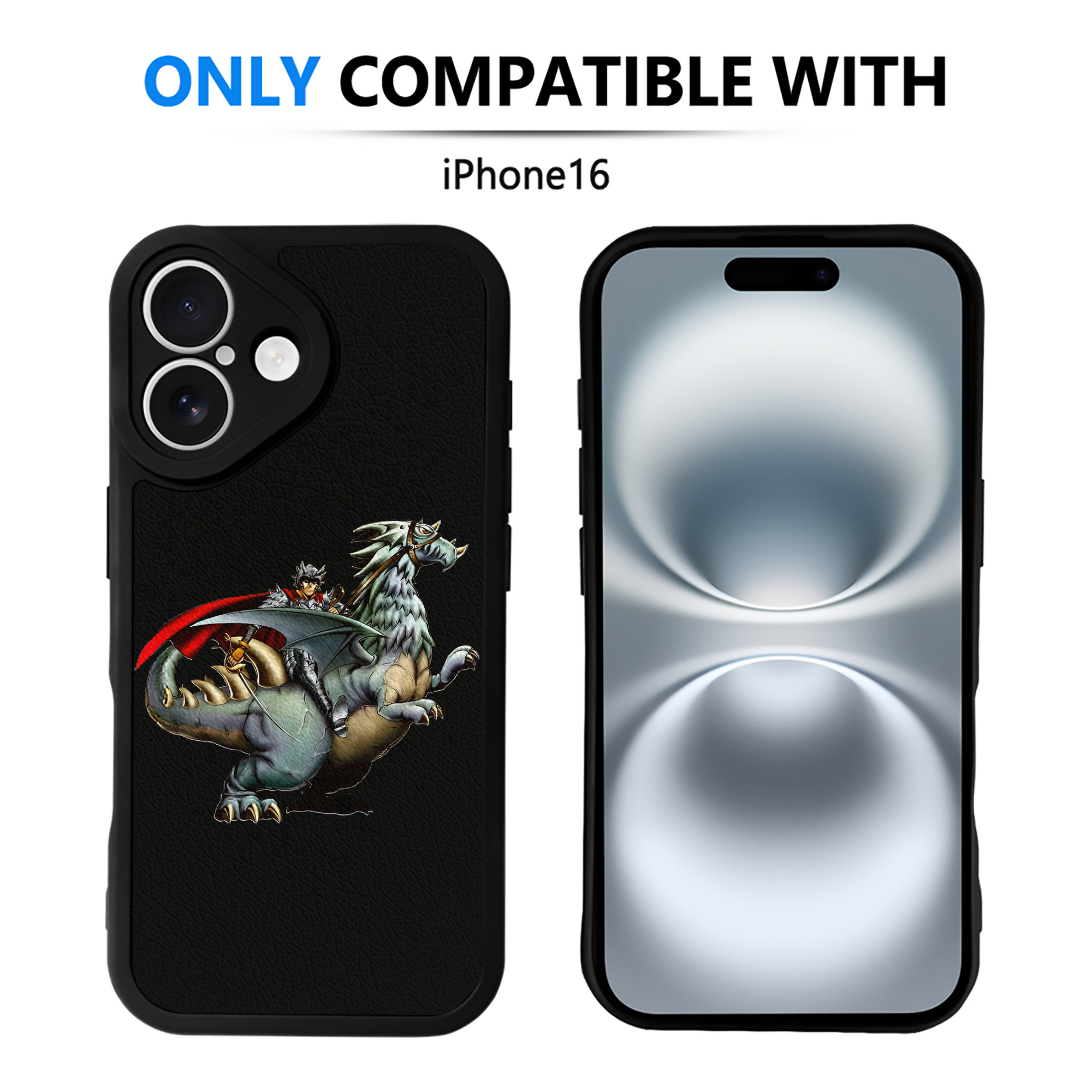 （画像用） 遊☆戯☆王 Yu-Gi-Oh! 【iPhone 16シリーズ対応】シリコンスマホケース（レザー調） 材質：シリコン